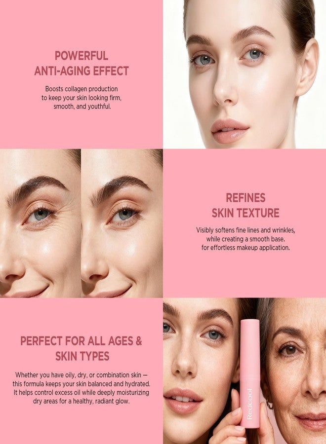 Redcool Retinol Eye Balm Stick - Under Eye Cream for Dark Circles & Puffiness with Caffeine, Collagen & Hyaluronic Acid, Eye Cream Anti Aging, Reduces Fine Lines, Wrinkles & Bags, Hydrating Retinol Eye Cream - Image 4